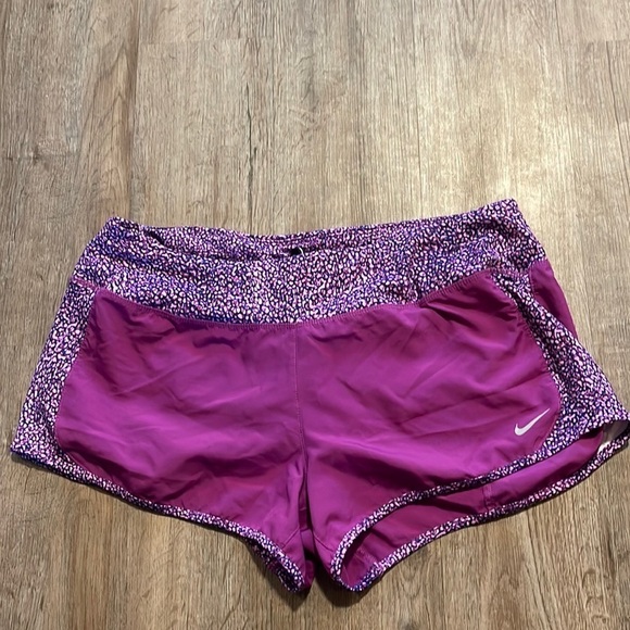Nike Pants - NIKE PURPLE RUNNING SHORTS (L)